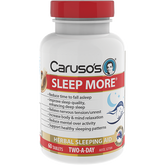 Caruso's Natural Health Sleep More 60 Tablets